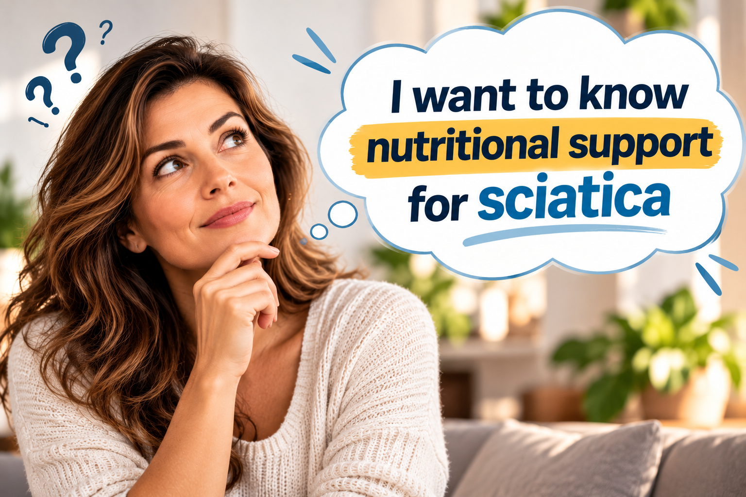 I want to know about nutritional support for sciatica